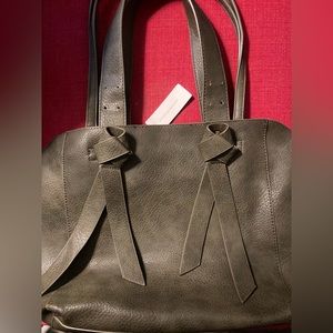 Anthropologie Leather Bag - large in size